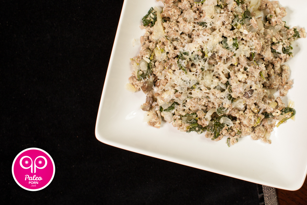 Paleo Beef and Spinach