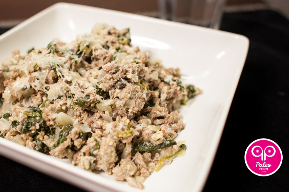 Paleo Beef and Spinach