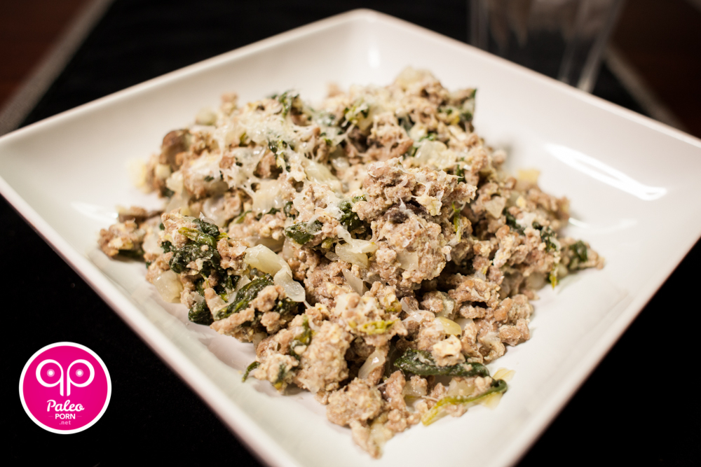 Paleo Beef and Spinach