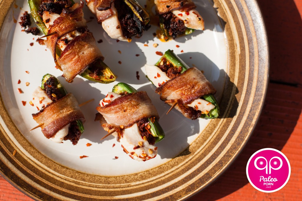 Paleo Bacon Wrapped Jalapeño Poppers Recipe