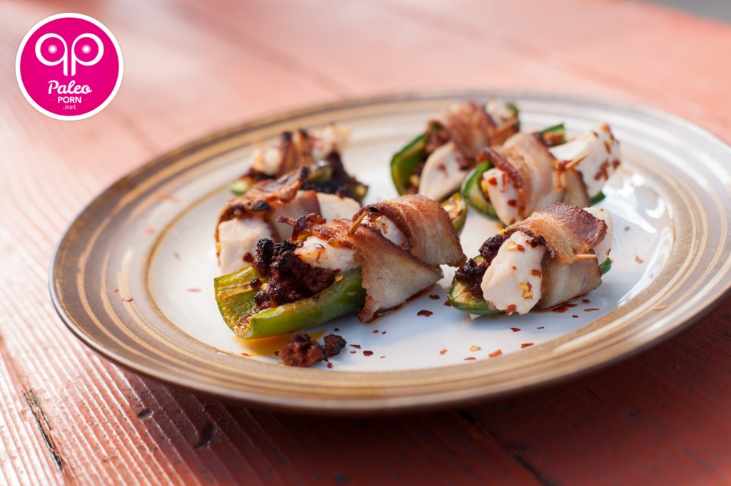 Paleo Bacon Wrapped Jalapeño Poppers Recipe