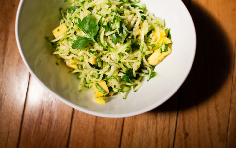 Sweet and Spicy Zucchini Slaw