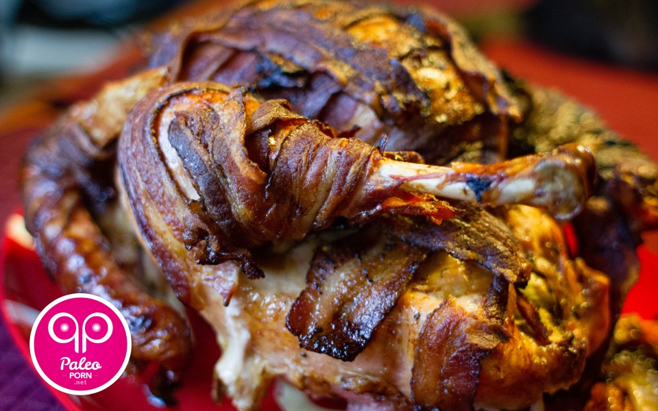 Paleo Recipe Bacon Wrapped Paleo Turkey
