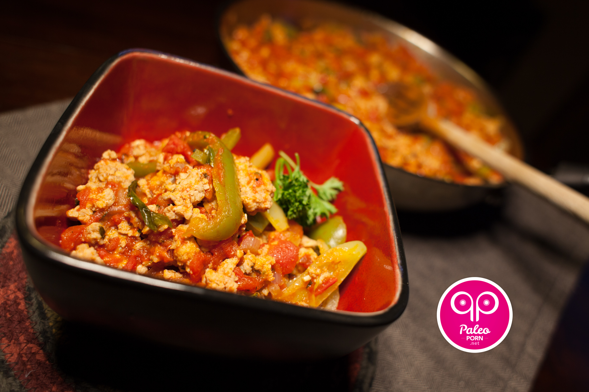 Paleo Deconstructed Stuffed Peppers with a Kick