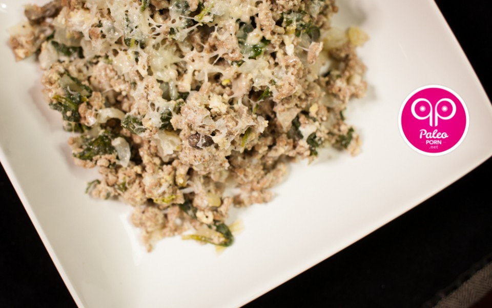 Paleo Beef and Spinach