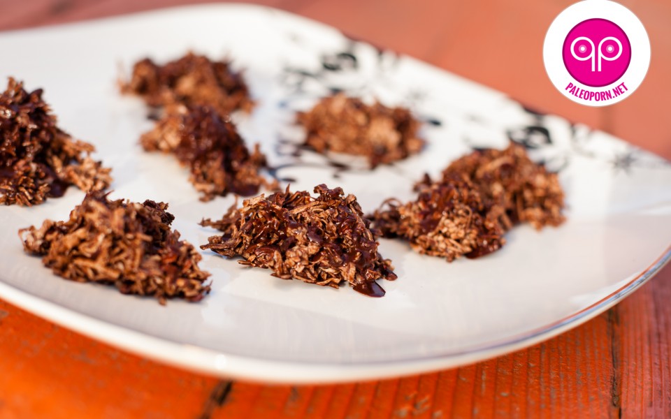 Paleo Chocolate Coconut Haystacks
