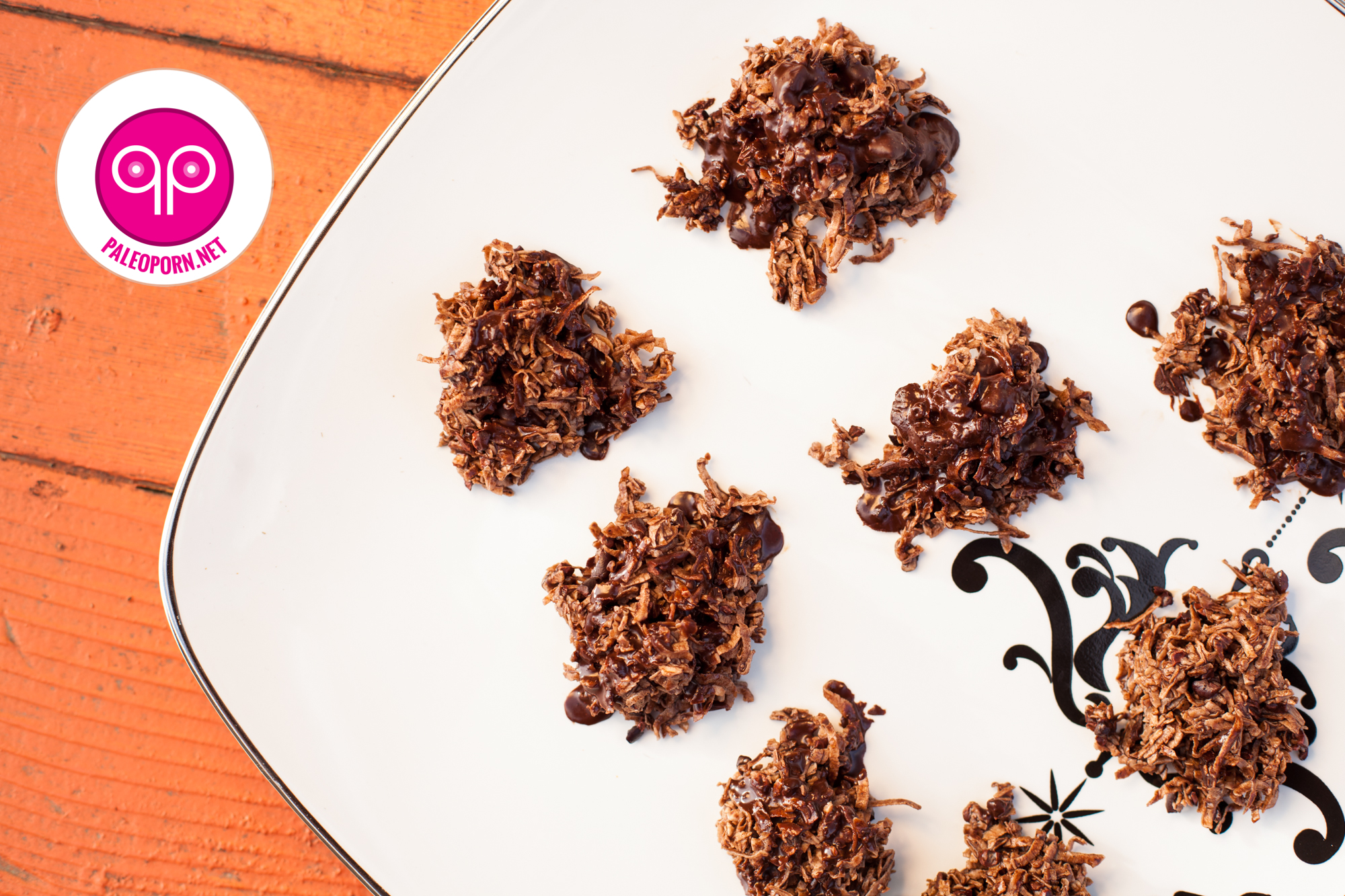 Paleo Chocolate Coconut Haystacks