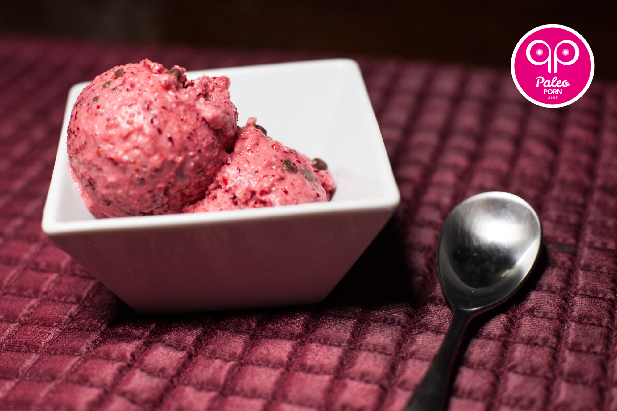 Cranberry Chip Paleo Ice Cream