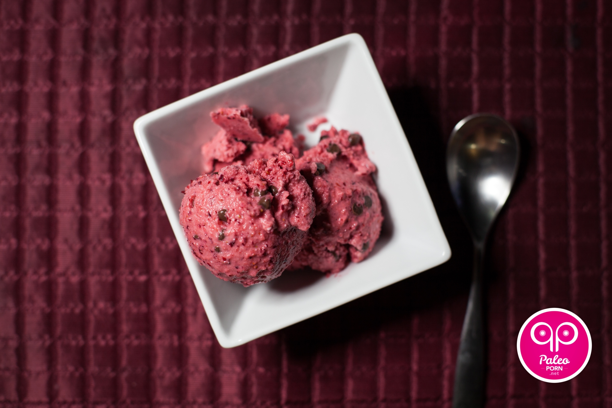 Cranberry Chip Paleo Ice Cream