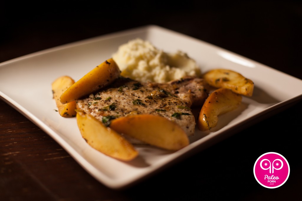 Paleo Pork Chops and Apples