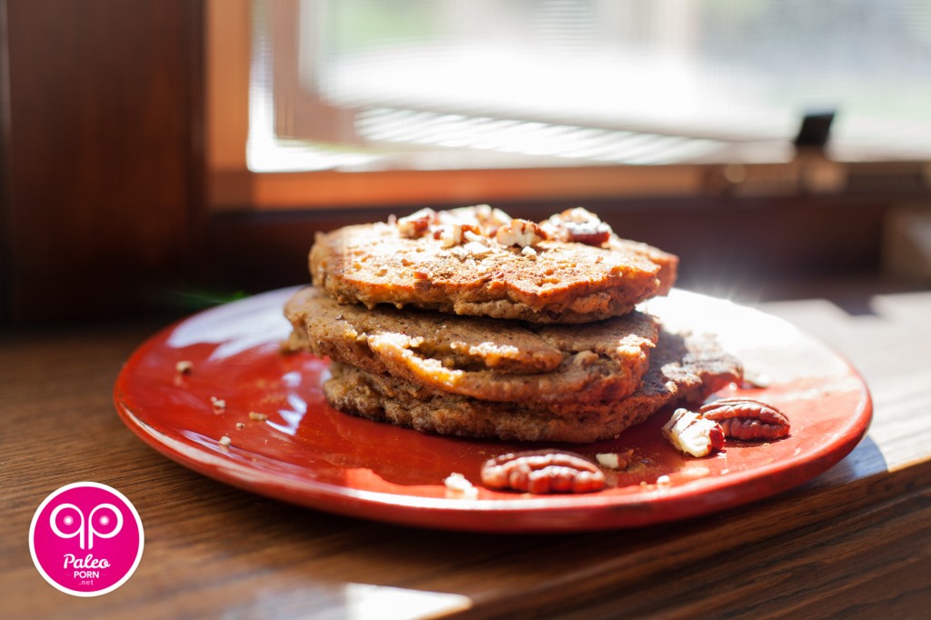 Pecan Flax Paleo Pancakes