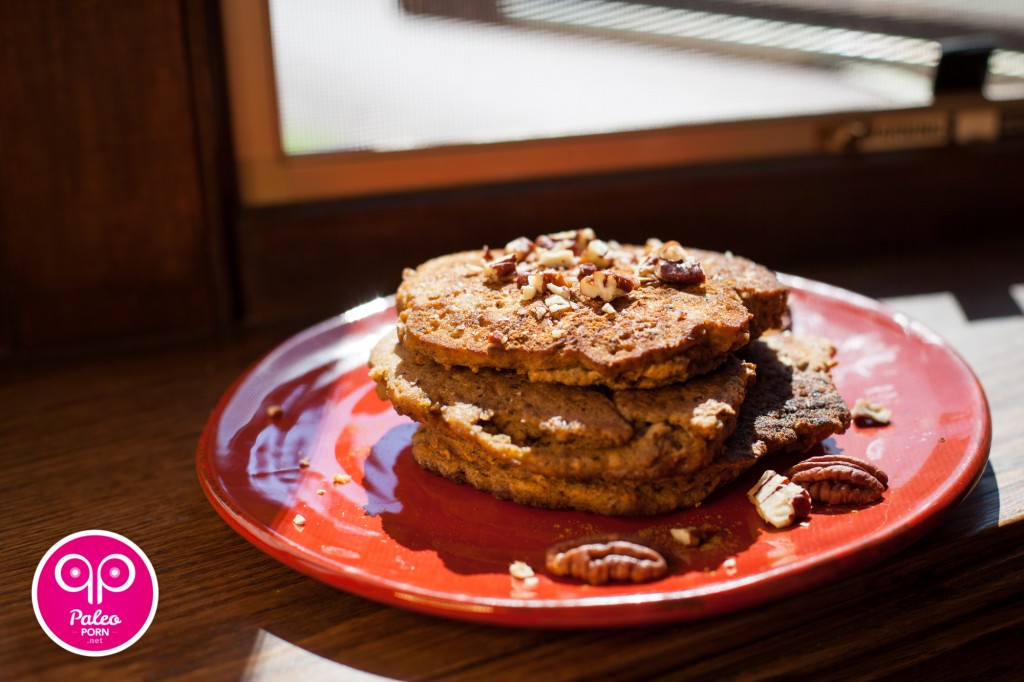 Pecan Flax Paleo Pancakes