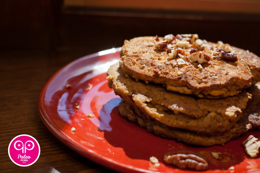Pecan Flax Paleo Pancakes