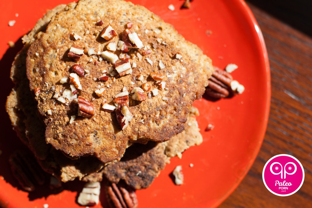 Pecan Flax Paleo Pancakes