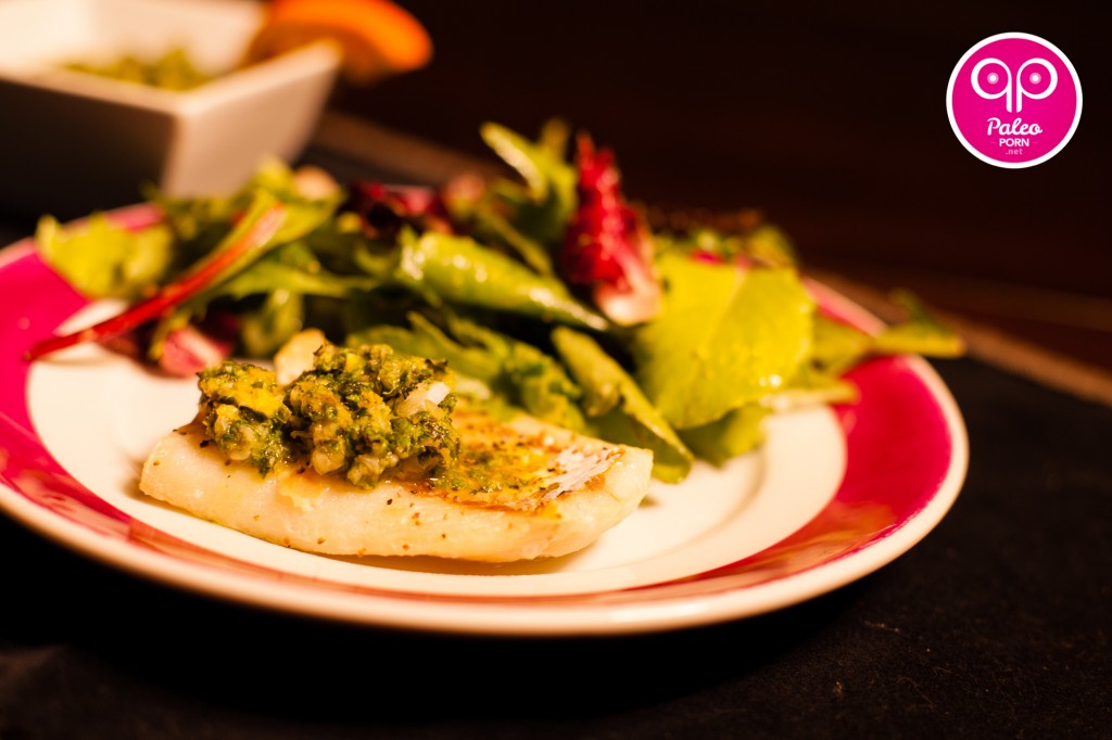 Alaskan Pacific Cod Filet with Orange Mint Sauce