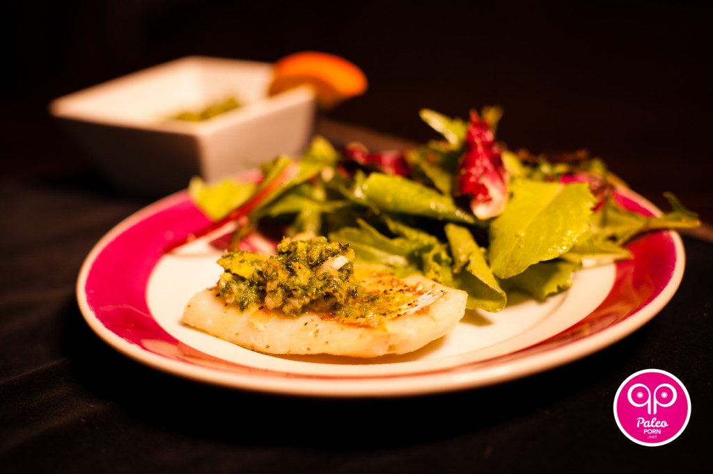 Alaskan Pacific Cod Filet with Orange Mint Sauce