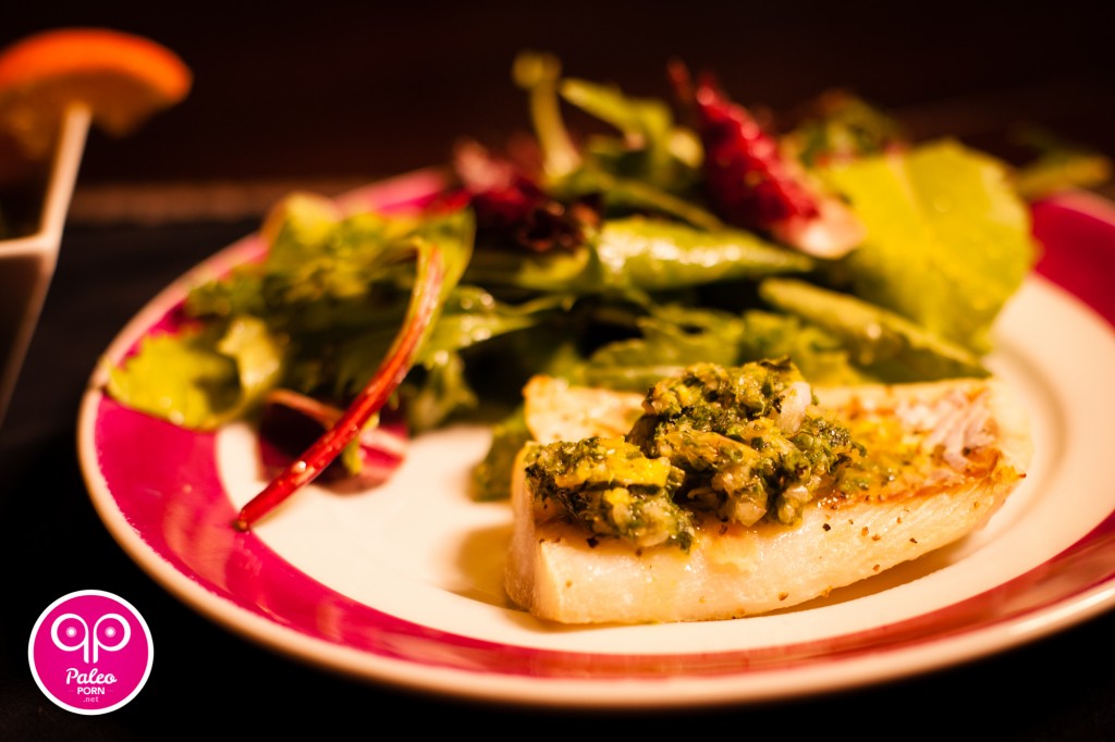 Alaskan Pacific Cod Filet with Orange Mint Sauce