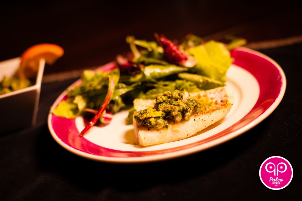 Alaskan Pacific Cod Filet with Orange Mint Sauce