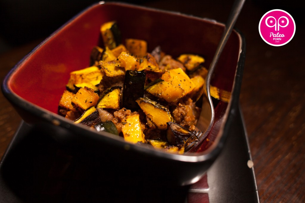 Kabocha Squash and Ground Beef