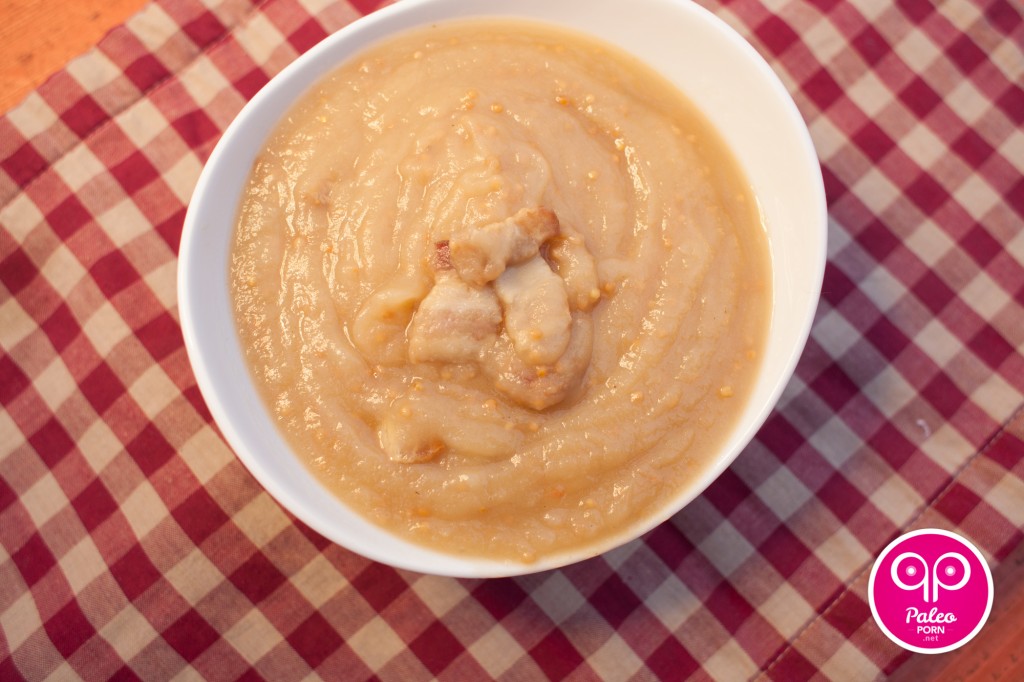 Mashed Turnips with Bacon