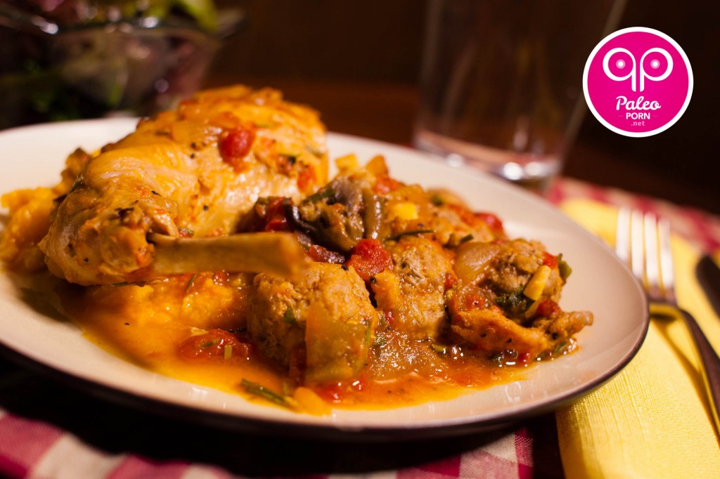Paleo Rabbit Cacciatore