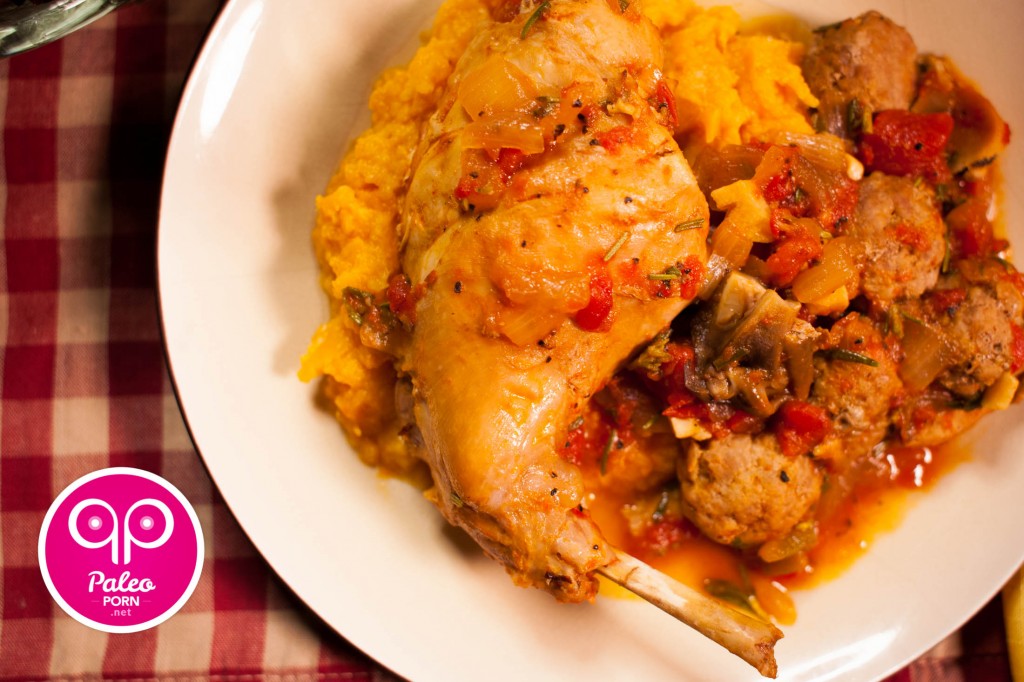 Paleo Rabbit Cacciatore