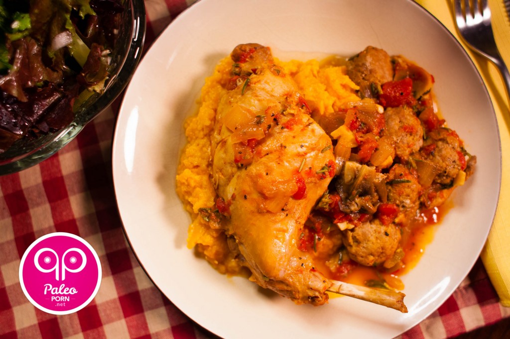 Paleo Rabbit Cacciatore