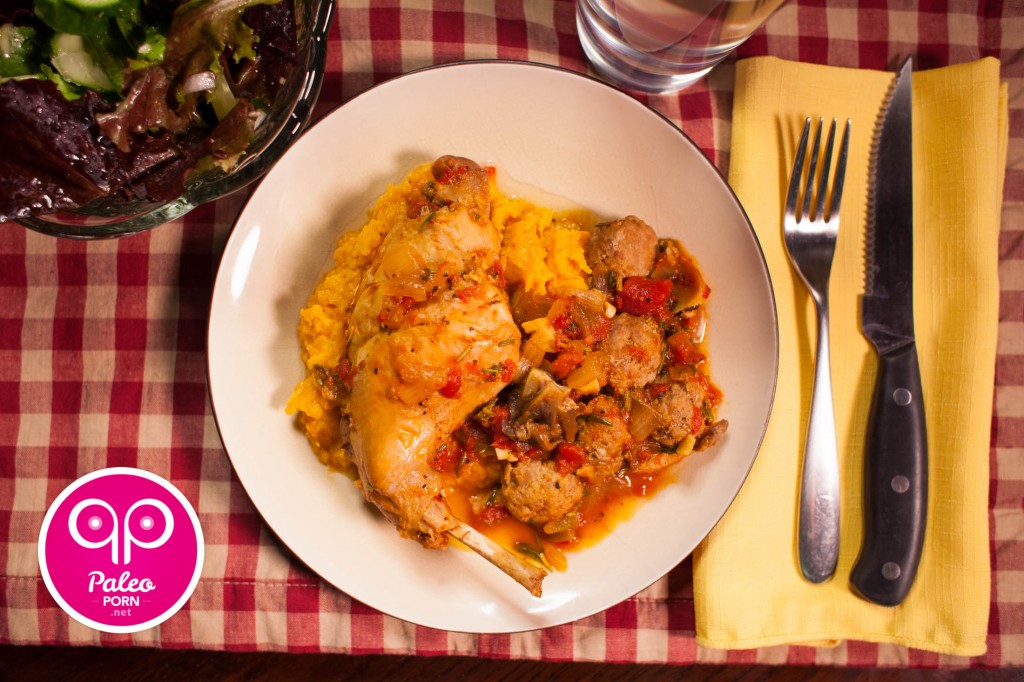 Paleo Rabbit Cacciatore