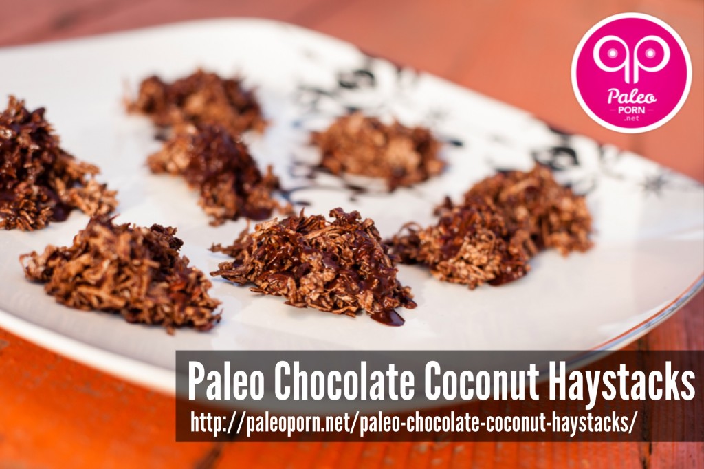 Paleo Chocolate Coconut Haystacks