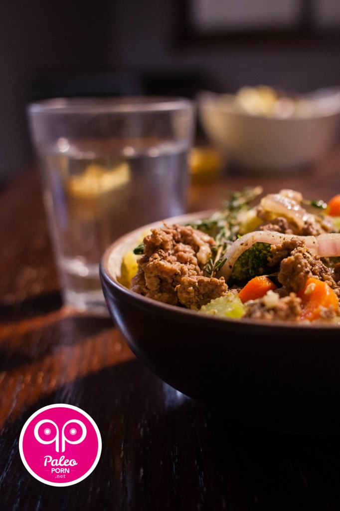 Paleo Ground Beef Stir Fry