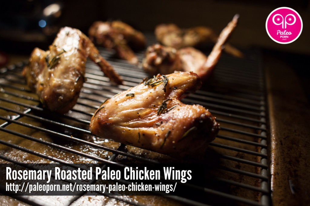 Rosemary Roasted Paleo Chicken Wings