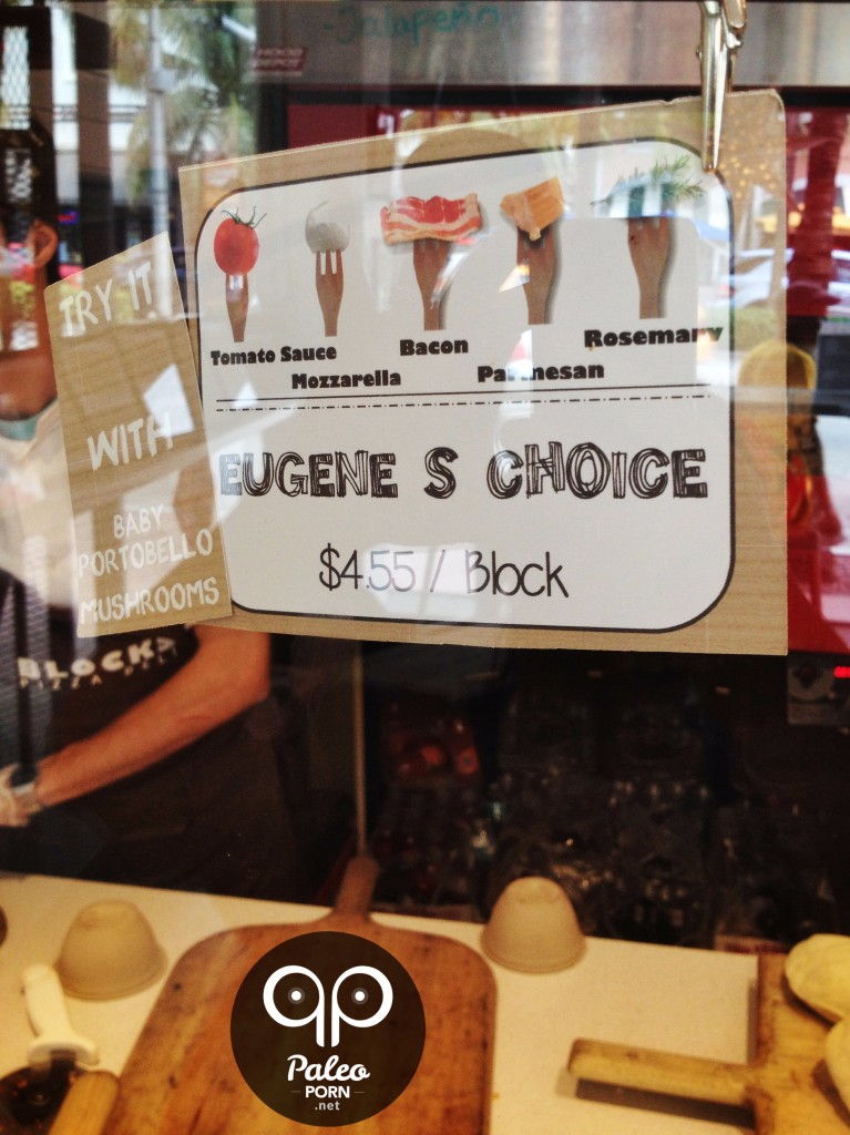 Blocks PIzza Deli Miami Paleo Porn