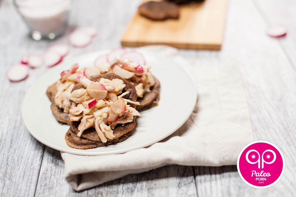 Poached Chicken with Garlic Radishes 01