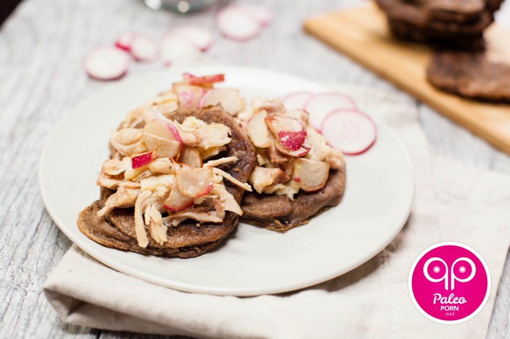 Poached Chicken with Garlic Radishes 04