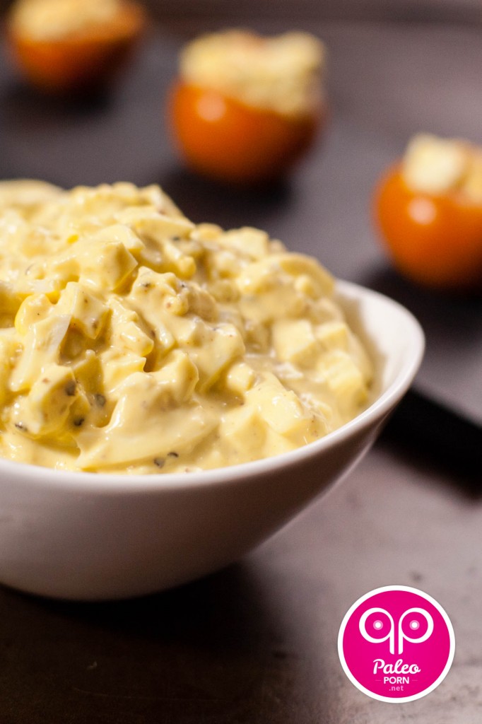 Paleo Egg Salad in a Peppadew