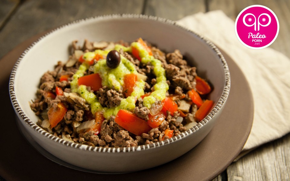 Paleo Recipe Lamburger in a Bowl