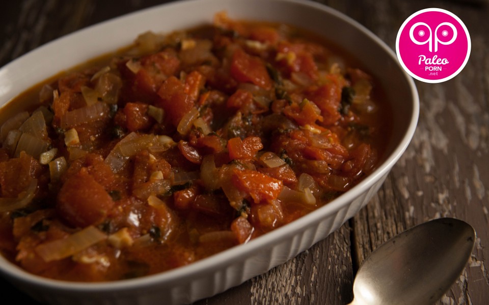 Paleo Recipe Scalloped Tomatoes