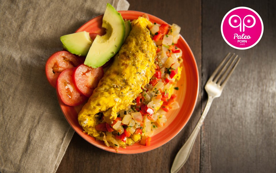 Paleo Recipe Paleo Breakfast Omelet with Red Pepper