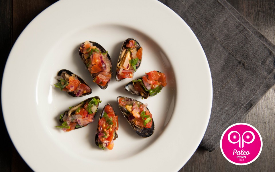 Paleo Recipe Stuffed Mussels