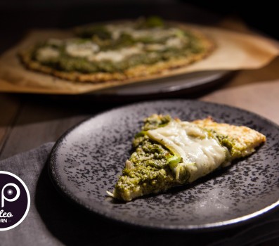 Paleo Recipe Paleo Cauliflower Pizza Crust with Pesto