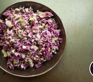 Paleo Recipe Creamy Purple Paleo Coleslaw