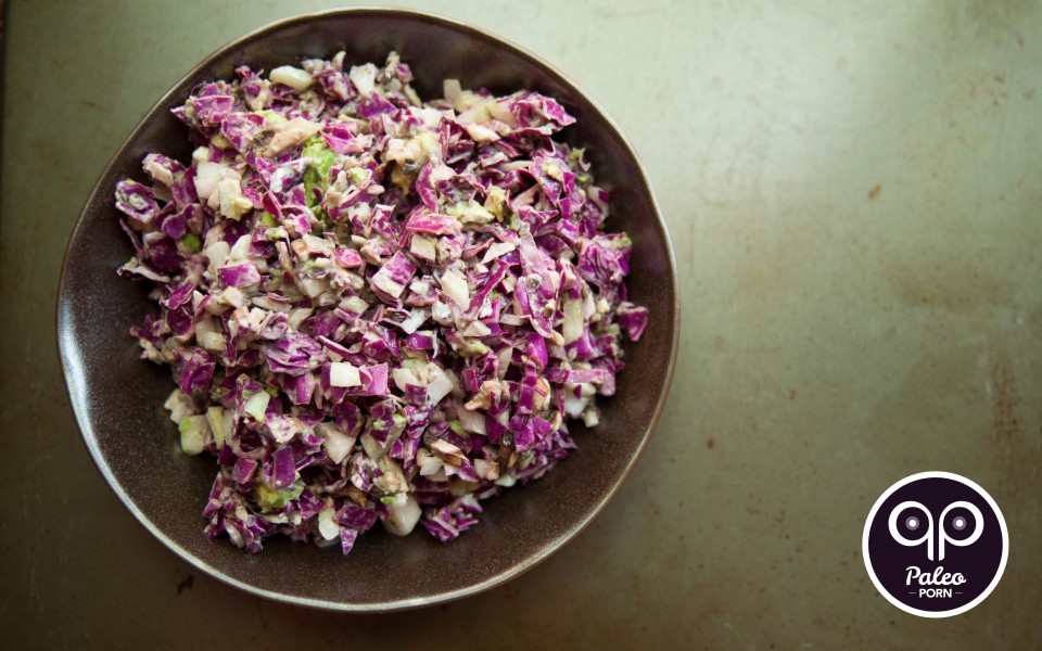 Paleo Recipe Creamy Purple Paleo Coleslaw