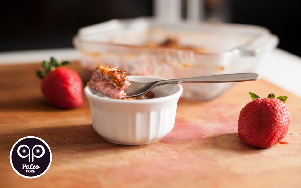 Paleo Recipe Paleo Strawberry Rhubarb Crumble