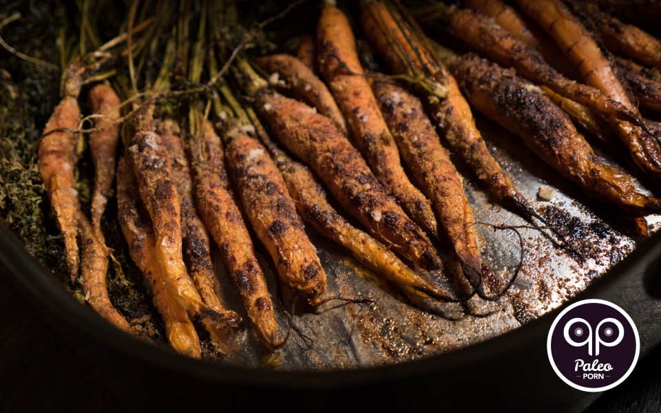 Paleo Recipe Whole Roasted Carrots with Cinnamon