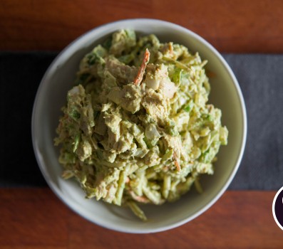 Paleo Recipe Shredded Paleo Chicken Salad with Turmeric