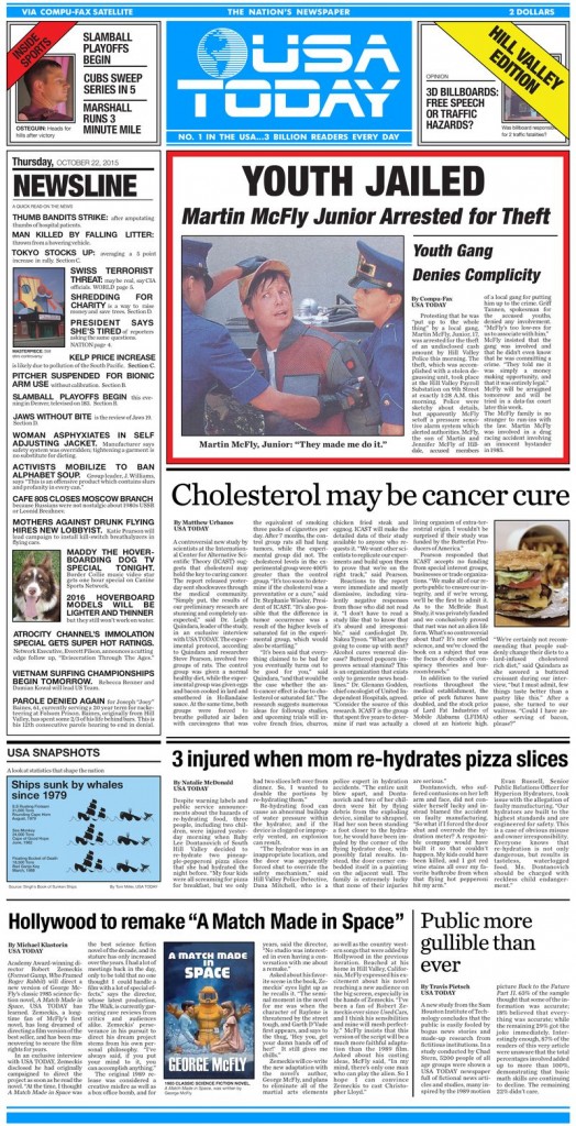 USA Today: Cholesterol may be cancer cure