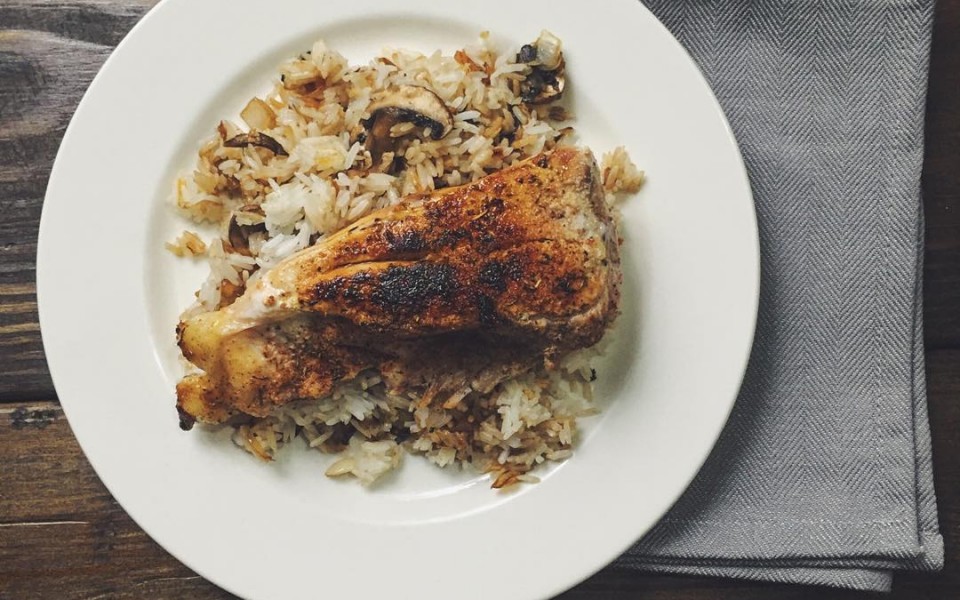 Are those grains on your plate?