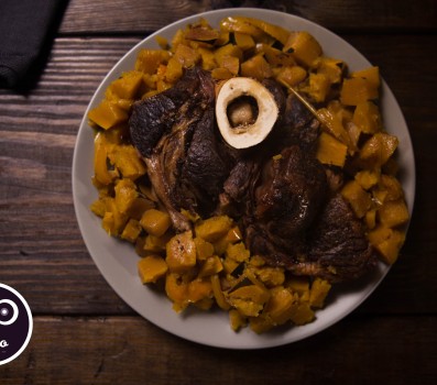 Paleo Recipe Grass-fed Beef Arm Roast with Squash