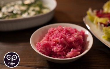 Paleo Recipe Red Cabbage with Apples Salad - Czerwona Kapusta z Jabłkami