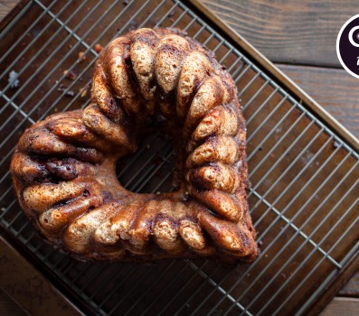 Paleo Recipe Lemon Curd and Blueberry Paleo Bundt Cake